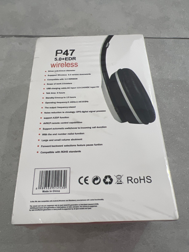 هدفون p47 وایرلس
